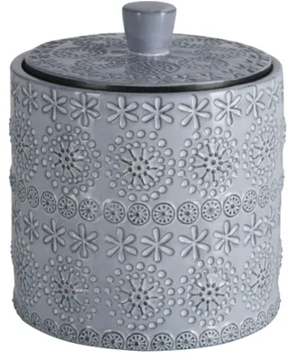 Obrázok produktu pre Spirella Relief, Odkladacia schránka, Šedá, Kolo, Porcelán, Jednofarebné, Vnútorný