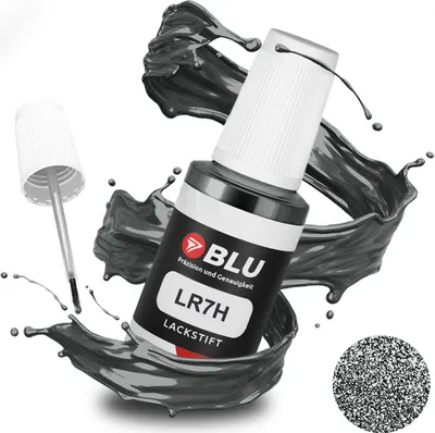 Produktbild von BLU Auto Lackstift Grau kompatibel für Volkswagen LR7H Indium Grau Metalic | Auto Lack Reparatur Ausbesserungslack