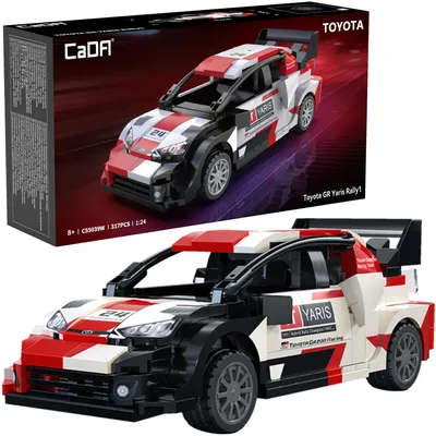 Produktbild von Cada Rennsport Bauklötze Toyota GR Yaris Rally1 317 Stück