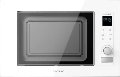 Productafbeelding van Cecotec Inbouwmagnetron met Grandheat schaal, model 2090, wit, met touchscreen