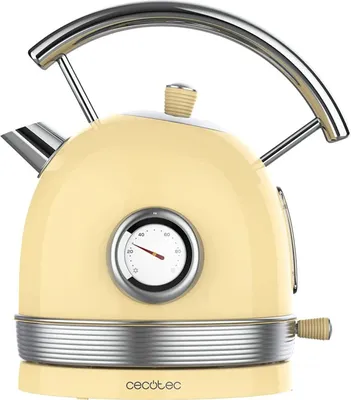 Produktbild von Cecotec ThermoSense 420, 1,8 l, 2200 W, Gelb, Edelstahl, Regelbare Temperatur, Überhitzungsschutz
