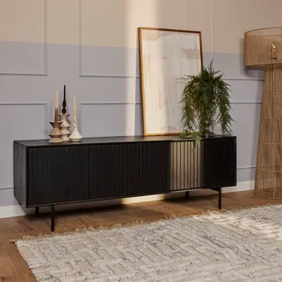 Productafbeelding van StarFurn Tv-Meubel Madison Zwart 165cm