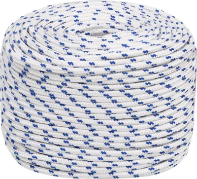 Obrázok produktu pre vidaXL Lodné lano biele 8 mm 50 m polypropylén