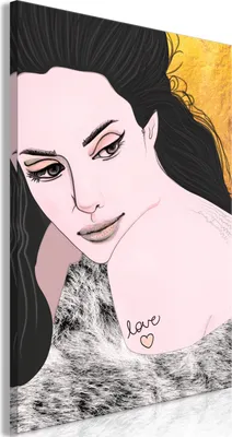 Produktbild von Italienischer Leinwand Leinwandbild - Sensual and Love (1 Part) Vertical 20x30 cm Menschen h-C-0153-b-a