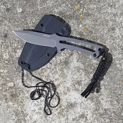 Produktbild von Haller Feststehendes Messer Skelett Neck Knife