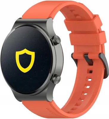 Productafbeelding van Spacecase Easy Band 20 mm horlogeband, oranje, siliconen