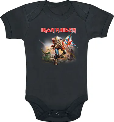 Produktbild von Iron Maiden Body Unisex Kids - Trooper schwarz 80/86