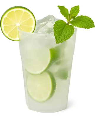 Produktbild von 100 Cocktail Becher aus Plastik, 300 ml, Wiederverwendbare Cocktailgläser, Transparent