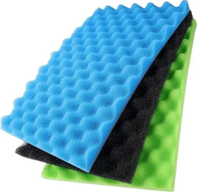 Productafbeelding van Filtersponsset, 430 mm x 280 mm - Geschikt voor vijverfilters - 17 inch x 11 inch (1 rij)