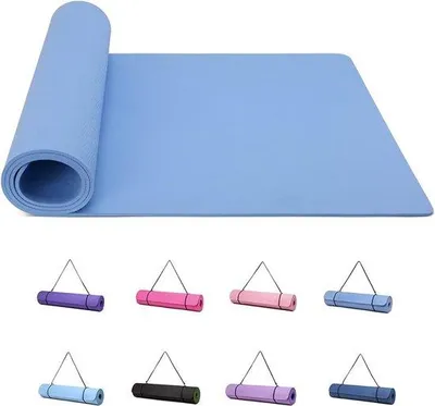 Image de Tapis de yoga antidérapant épais de 6 mm, adapté à toutes les morphologies