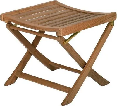Image de ARC Marine Tabouret de pied pliable en teck