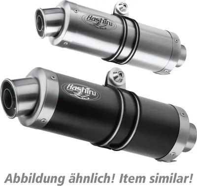 Produktbild von Hashiru Auspuff ST05 Rund Edelstahl - Satter Klang, Leicht, 31cm