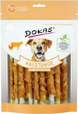 Produktbild von Dokas Kaustange mit Hühnerbrustfilet 200g