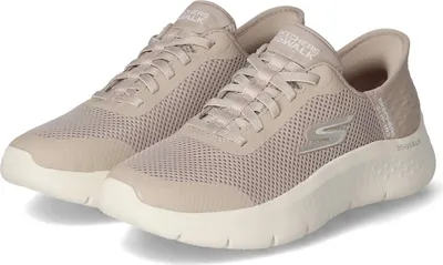 Produktbild von Skechers Damen Slip Ins Sneaker GO WALK FLEX Taupe Textil Größe: 39