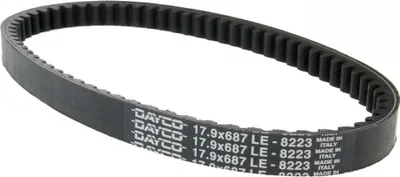 Obrázek produktu pro Řemen Keilriemen Dayco 687-17,9, OEM 8223, pro motorky Peugeot V-Click 50, Baotian BT50QT-9
