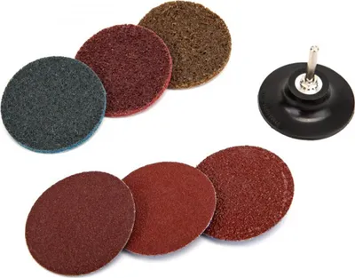 Produktbild von Schleif- und Polierscheiben 75 mm - 7tlg. Set Schleifscheibe Polierscheibe