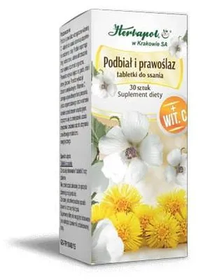 Produktbild von Herbapol Huflattich und Johanniskraut 30 Tabletten
