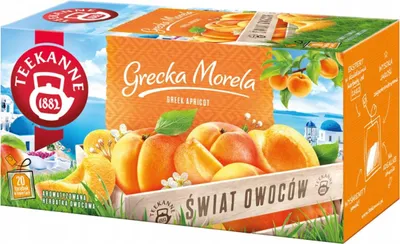 Produktbild von Teekanne griechische Aprikose 20 Teebeutel - Früchtetee Mischung Ländertee 45g
