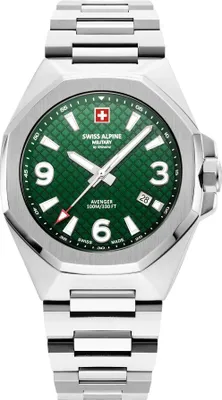 Produktbild von Swiss Alpine Military Herren Uhr Analog Quarz 7005.1134SAM Edelstahl