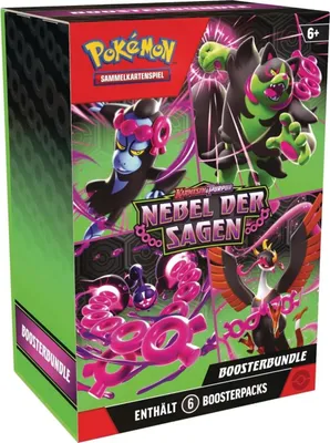 Produktbild von Pokémon Karmesin & Purpur Nebel der Sagen - Booster Bundle - DE