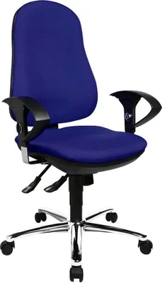 Produktbild von Topstar Bürodrehstuhl "Support SY Deluxe" blau