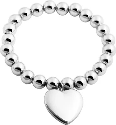 Produktbild von Akzent Kugelarmband aus Edelstahl in silberfarbig
