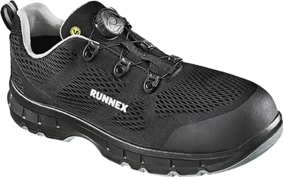 Produktbild von Runnex RUNNEX Sicherheitshalbschuh atop FlexStar 5190 S1PS ESD Gr. 38 schwarz/grau