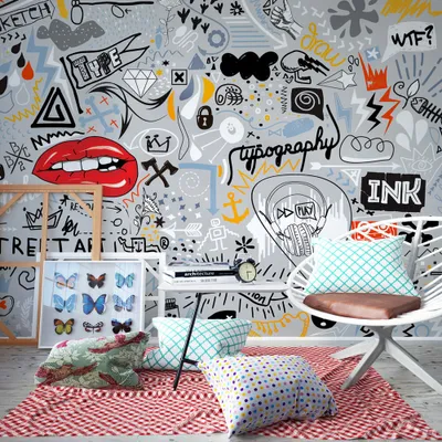 Produktbild von Basera Fototapete Textmotiv 10110901-18, Vliestapete, 250x175 cm