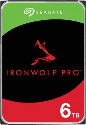 Zdjęcie produktu dla Seagate IronWolf Pro ST6000NT001, 6 TB, 7200 RPM, 256 MB, 3.5"