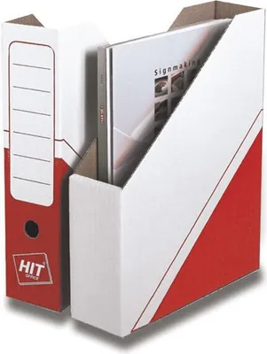 Obrázek produktu pro Magazin box Hit Office - archivační box 75 mm, červený