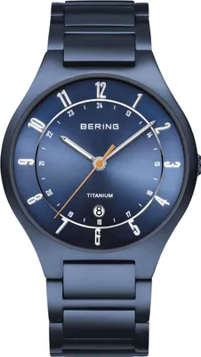 Produktbild von Bering Titanium | blau matt | 11739-797
