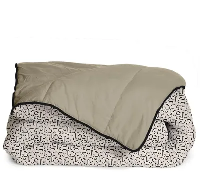 Image de Bleu Calin Couette Imprimée Othon - Chaude 350g/m2 - 240x260cm