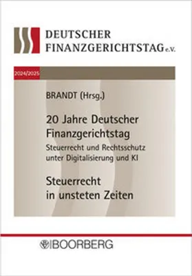Produktbild von 20. und 21. Deutscher Finanzgerichtstag 2024/2025