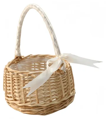 Handgewebter Weidenkorb, 15 cm, für Blumen & Deko