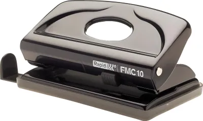 Image de Mini perforateur Rapid FMC10 capacité : 10 feuilles noir