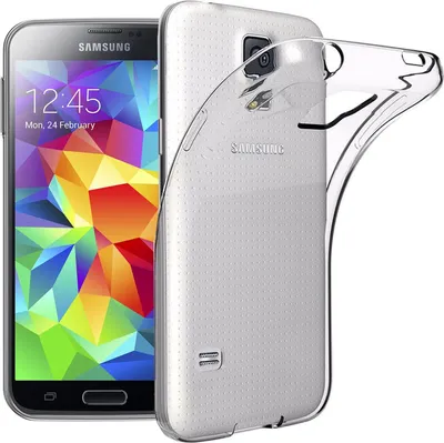 Produktbild von Schutzhülle für Samsung Galaxy S5 Hülle Transparent Slim Cover Clear Case