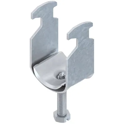 Produktbild von NIED Hammerfuss-Bügelschelle 22-26mm B26 ** mit Stahldruckwanne für 1 Kabel