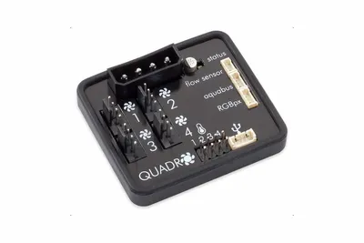 Produktbild von Aqua Computer 53256, Lüftersteuerung, Schwarz, 54 mm, 49 mm, 17 mm