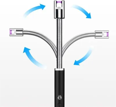 Produktbild von RENTEX Plasma-Feuerzeug Flexi 25,5 cm Silber