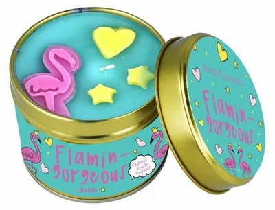 Zdjęcie produktu dla Świeca zapachowa w puszce Flamin-gorgeous Bomb Cosmetics