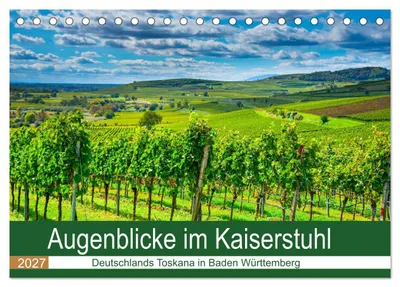 Produktbild von Augenblicke im Kaiserstuhl (Tischkalender 2027 DIN A5 quer), CALVENDO Monatskalender