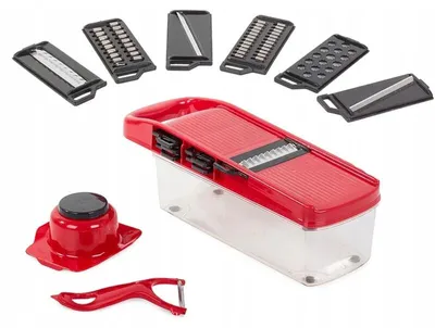 Produktbild von Verk 15823 Gemüsehobel-Reibe-Set 6 in 1 ANGEBOT