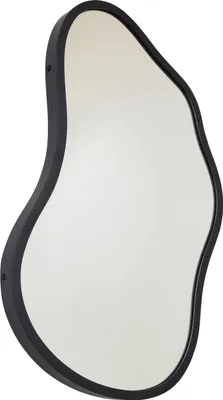 Image de LOFT42 Miroir Origa - Forme organique - Métal - Noir - 70 x 40
