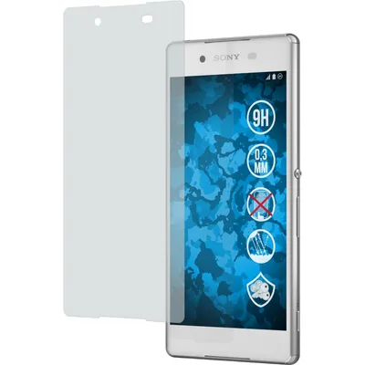 Produktbild von 2er-Pack PhoneNatic Glas-Folie matt  kompatibel mit Sony Xperia Z3+ / Plus - Panzerglas für Xperia Z3+ / Plus