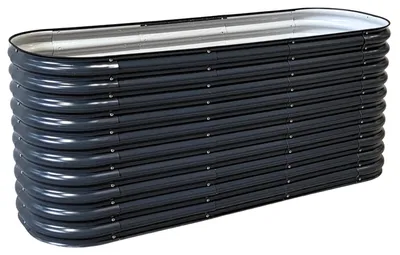 Produktbild von osoltus Hochbeet Gartenbeet Pflanzbeet aus Metall BIG 195 x 60 x 80 cm