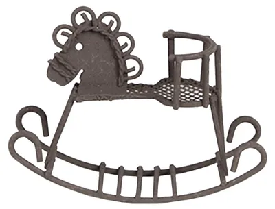 Obrázek produktu pro Clayre & Eef Dekorativní figurka Kůň 9x3x6 cm Hnědý kov