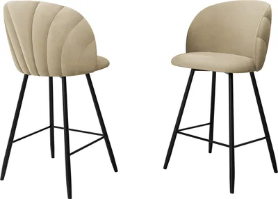 Produktbild von MIRJAN24 Barhocker K99 H, Wohnzimmer Sitzhocker, Beine aus Metall, Esszimmer Kollektion (Farbe: Royal Velvet 03)
