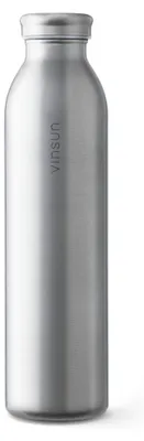 Produktbild von Trinkflasche Edelstahl 600ml Thermoflasche isoliert Sport Flasche silber Vinsun