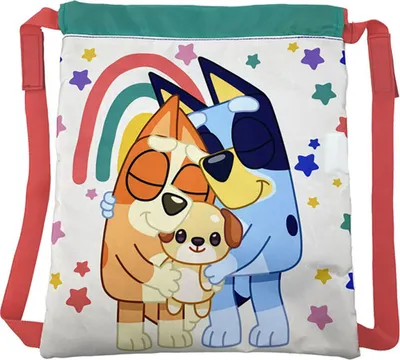 Produktbild von Bluey Beutelrucksack Kinder mit Kordelzug leichter Rucksack