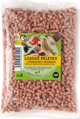 Obrázek produktu pro UGF lojové peletky s jeřabinami a rozinkami 500g